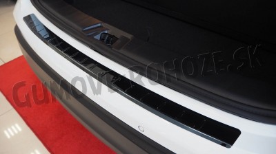 Hyundai i30 Combi 2012-2017 - lišta nárazníka zahnutá čierna lesklá